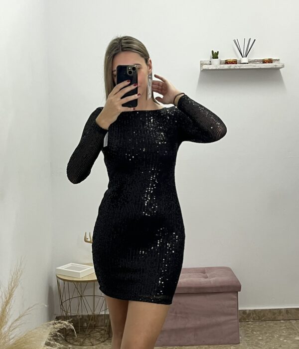 VESTIDO LINDA NEGRO - Imagen 2