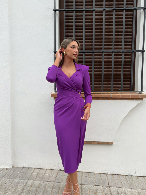 VESTIDO BEGOÑA MORADO