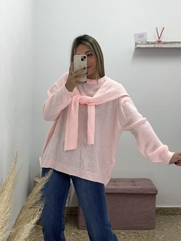 JERSEY ROSA OVERSIZE